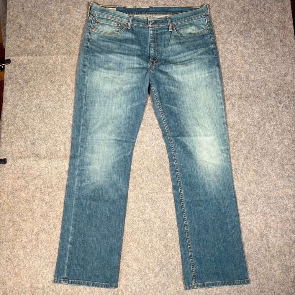 Levi's 514 Straight Fit Jeans Mens 38x32 Blue Stretch Denim 005140641 Classic